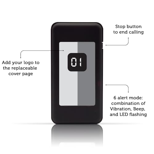 24-Count Pagers for Restaurant, Wide Cover Area Food Truck Waiting Beepers