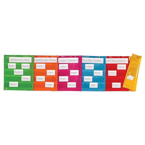 Learning Resources Magnetic Pocket Chart Squares, Set of 6