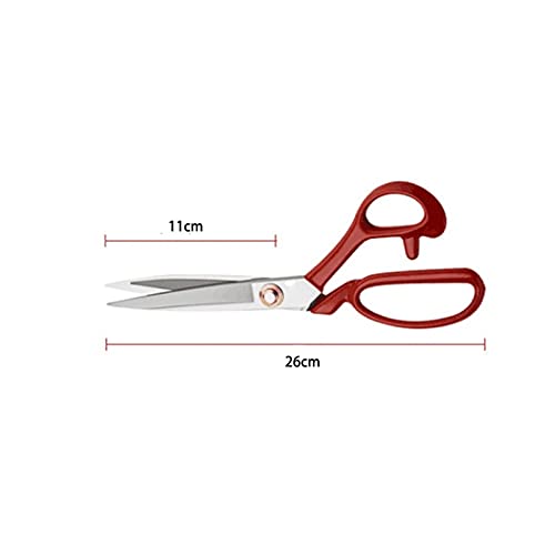 DSWMY Craft Scissors, Professional Fabric Scissors 10 Inch Heavy Duty Tailor Shears for Leather Sewing and Tailoring Industrial Strength Steel