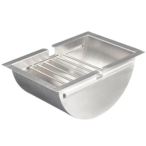 Transaction Tray,Ticketing Windows.Square Register Placed Transaction Tray, Hospital, Bank Cashier Counter, Ticket Office, Stainless Steel Withdrawal Slot(A)