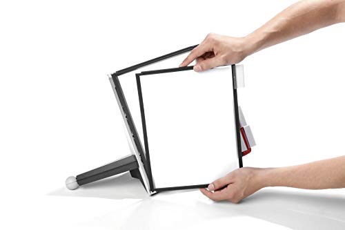 Durable Sherpa Desk Unit 10 Complete, 10 Panels - Black and Red