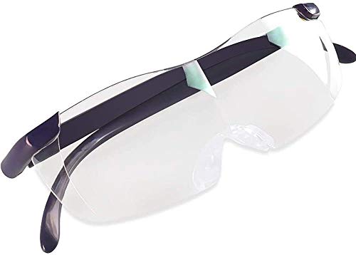 Magnifier Headset Hands Free Magnifying Glass -3X Lens Head Mounted Loupe Illuminated Reading for Seniors,Macular Degeneration,Jewellery, Antique, Gift, Inspection&map