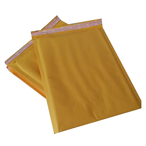 Sxzqjybb Padded envelopes,Bubble envelopes, 50 pcs Kraft Paper Envelope Bag Padded Mailing Envelope with Bubble Mailing Bag