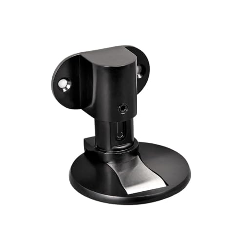 1pcs Black Floor Mount Door Stopper Height-Adjustable Invisible Magnetic Door Stop
