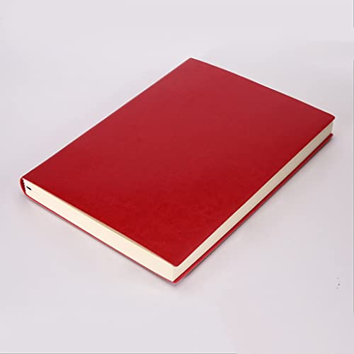 YMGSCC A5 A6 Three Sizes 5 Colors Large Business Diary Leather Soft Copy Notebook Increase Thick Kawaii Office