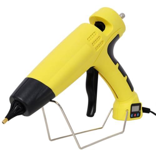 550W Hot Glue Gun with Digital Temperature Display, 4 Nozzles & 24 Sticks