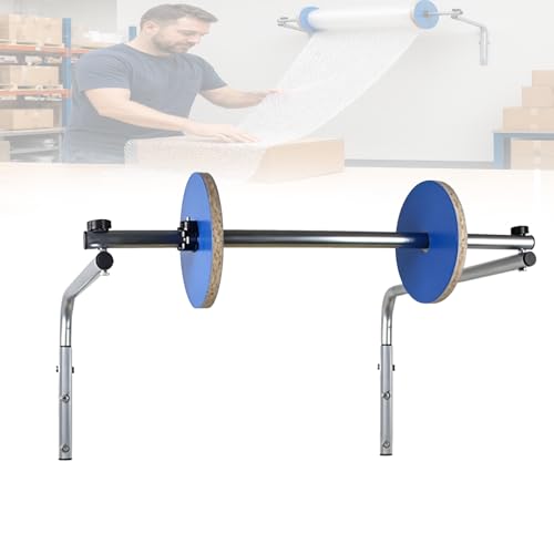 AMQYDT Bubble Foam Wrap Roll Dispenser, Wall Mount Bubble Cushioning Holder. Easy to Install, Made of Thickened Industrial Cold-Rolled Steel for Packing Moving Shipping Protection Factory Express