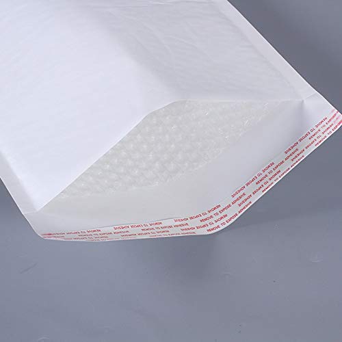 Sxzqjybb Padded envelopes,Bubble envelopes, Postage Bags,Mailing Bags 100pcs White Paper Bubble(11x13cm)