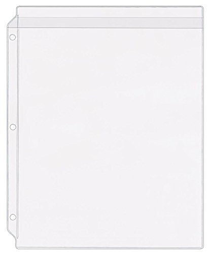 StoreSMART® - Plastic Sheet Protector with Flap - 100-Pack - 8 1/2" x 11" - SPT600-F-100