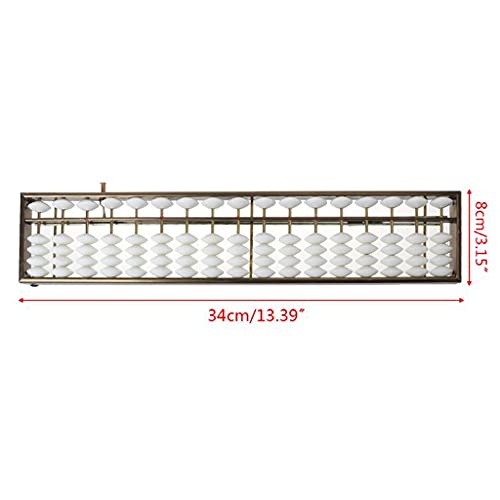 17 Digits Rods Standard Abacus Chinese Japanese Calculator Counting Tool Math Learning Beginners