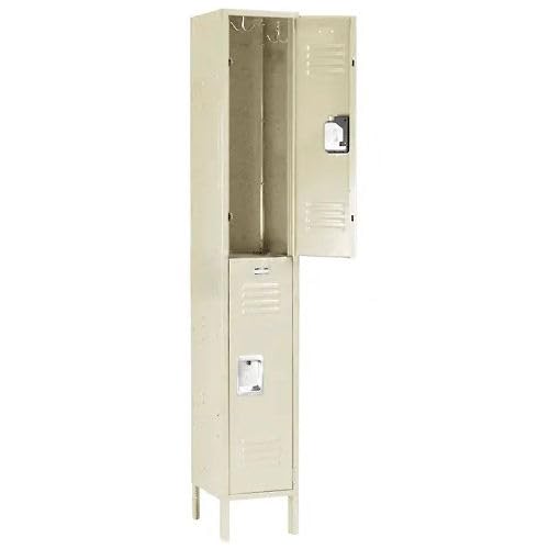 Global Industrial Infinity Two-Tier Two-Door Locker with Recessed Handle &