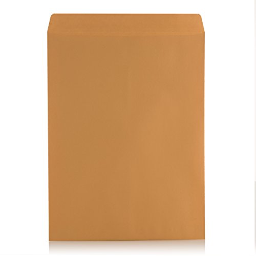 Aimoh 9x12 Self-Seal Brown Mailing Envelopes, Manilla Envelopes, 28lb 500ct