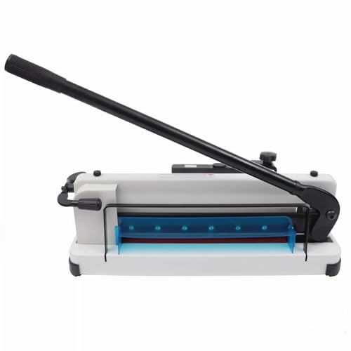 Paper Cutting Machine Heavy Duty Manual Paper Cutter Trimmer 12 inch Guillotine Paper Cutter 400 Sheets A4 B4 A5 B6 B7 Papers Cutting for Office Home School