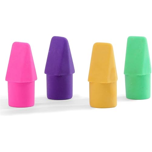 Pencil Top Eraser Caps Eraser Caps Pencil Eraser 150 Pcs Correction Supplies Painting Assorted Colors Student Pencil Erasers Eraser Caps Top Toppers