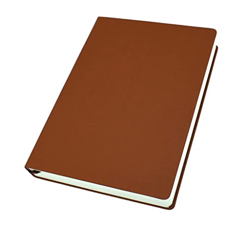 GFHSKRPL Super Thick Blank Page Bullet Notebook A4/A5/A6 Leather Office Supplies Business Notepad Ivory White Paper Handmade Plan Agenda(D,A6)