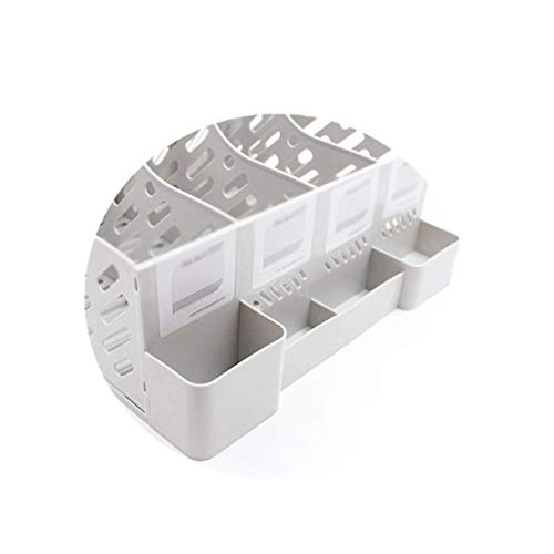GVRMLDF Desktop 4 Section Magazine Plastic Holders Frames File Dividers Document Cabinet Rack Display and Storage Organiser Box