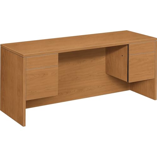 HON Knee Space Credenza, 60 by 24 by 29-1/2-Inch, Harvest