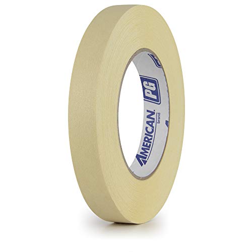 IPG American Premium Grade Automotive Masking Tape, 0.70" x 60 yd, Tan, (48-Pack)