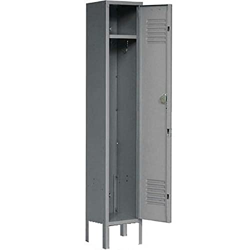 Global Industrial Paramount Single Tier 1 Door Locker, 12"W x 12"D x 66"H