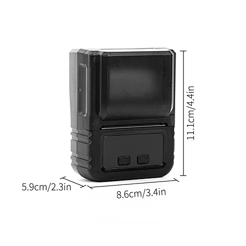 HBCDAAQ Thermal Printer Handheld Label Printer Support 20-50mm Paper Width Multiple Language Print Use with APP(D)