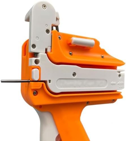QUGURLID Tagging Gun for Clothing and Retail,Heavy Duty Tag Attacher,No Fabric Piercing,for Merchandise Tagging.Simple Setup