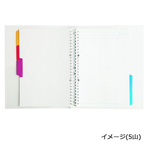 Maruman LT4206 Index A4, 2 Holes, Index Sheets, 6 Tiers, 1 Pair, 10 Sheets
