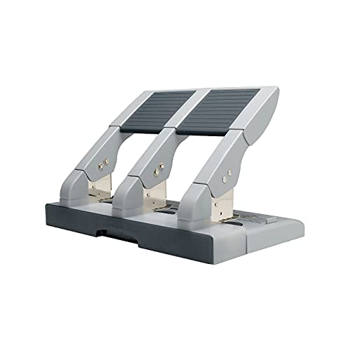 Swingline 74550 Heavy-Duty Punch, 3HP, 9/32-Inch Size, 75 Sht Cap, Gray