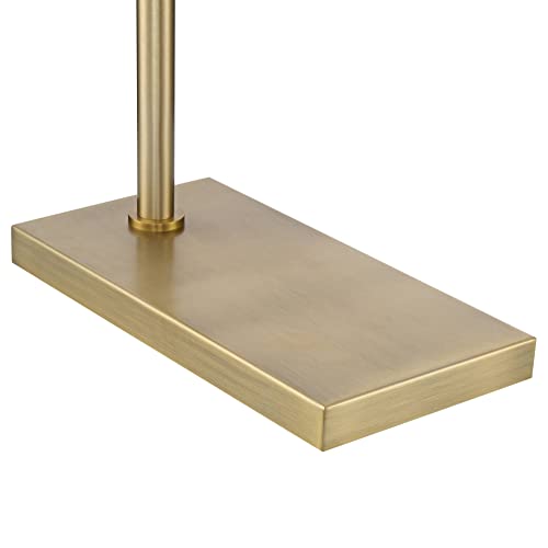 Keegan Warm Gold Adjustable Swing Arm Pharmacy 54" Tall Floor Lamp