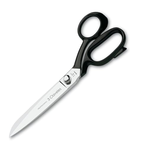 3 Claveles 95 – Tailor Scissors 12 ", Nickel