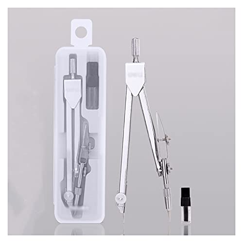Compasses Math Geometry Kit Metal Compass with Wheel Geometry Precision Tool for Student Circle Drawing Tool with Storage Box Technical Drawing Supplies (Size : 5) ()