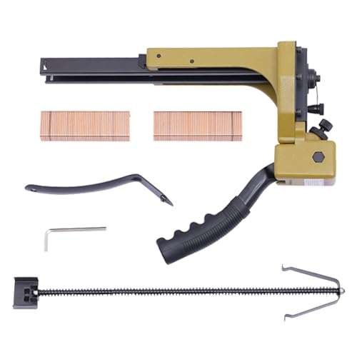 Heavy-Duty Carton Sealing Stapler with Staple Puller – Essential Industrial Tool for Securely Closing Corrugated Cardboard Boxes (15mm)