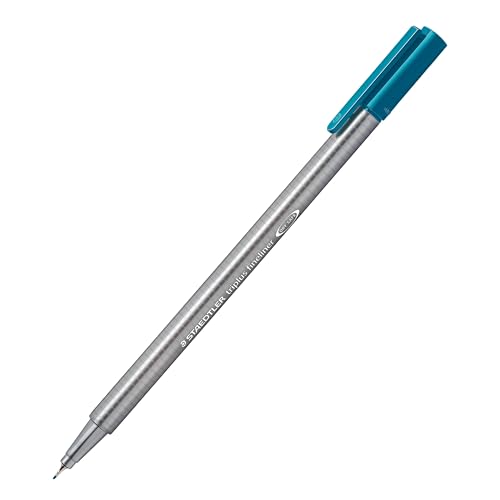 STAEDTLER triplus Fineliner 60pc Felt-Tip Pen Set: 0.3mm Assorted Colors, Water-Base Ink, Ergonomic Triangular Shape - For Detailed Coloring, Writing, Journaling & Drawing in Classroom, Home, Office