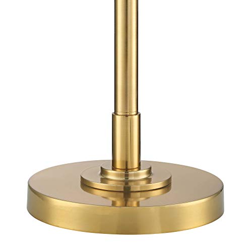 Kinsey 72 1/2" Tall Brass and Crystal Torchiere Floor Lamp Living Room