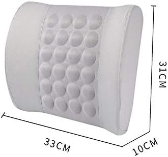 EZLQGBWKPDT Memory foam back support pad, waist cushion, relieves lower pain, alleviates sciatica and coccyx