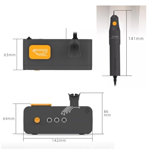 Vdniduir 30W Ultrasonic Cutter Knife, Precision Cutting Knife,with 25 Replacement Blades,5-35°C, for Cutting Acrylic, PVC, Plastic, Leather