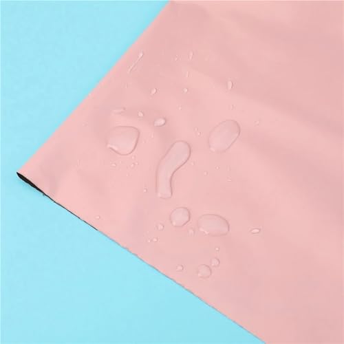 YINUK 50pcs Pink Plastic Courier Bag Courier Packaging Bag Thickened Garment Waterproof Mailing Bag Self Sealing Envelope Bag(45x60cm)