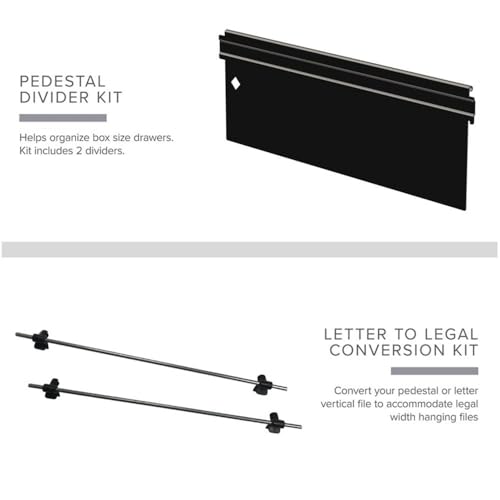 Pemberly Row 3 Drawers 27.75" Vertical Black Metal Filing Cabinet Lockable Pre-Assembled Stationary Letter Size for Home, Office