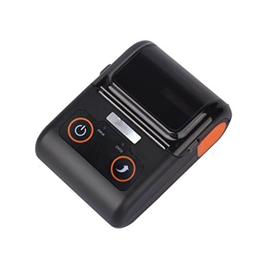 WERTGHJ Portable Receipt Printer 58MM Thermal Mobile POS BT Connection Compatible with Windows Android iOS