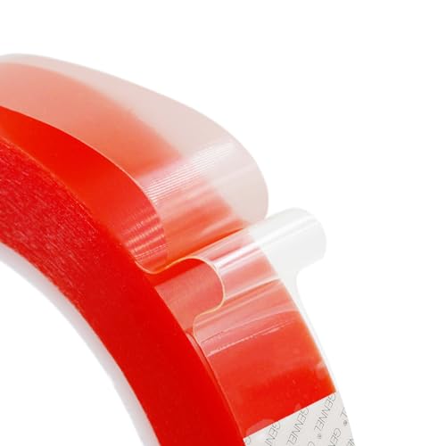 GENNEL 30mm x 25M (1.2" x 82ft) Clear Double Sided Strong Adhesive PET Tape