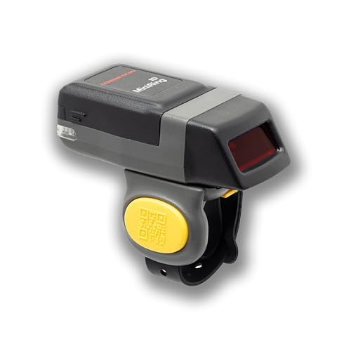 Generalscan R1120 High-Speed Wireless Finger Barcode Scanner, Bluetooth (iOS, Windows, Android), Single Line Laser Reader, Multiple Modes: Finger, Pistol-Grip, Retractable Key Chain (Build Your Own)