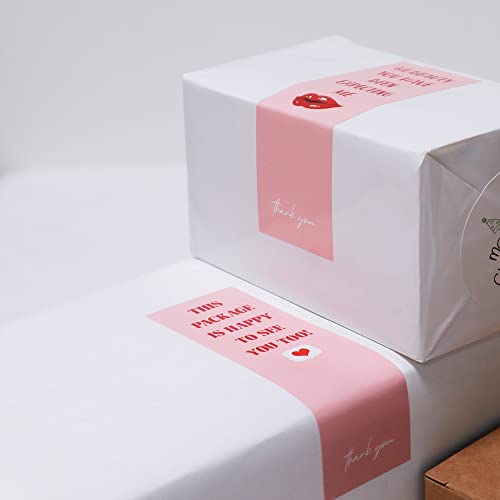 MVNOIRE Seal Labels Stickers Cute Thank You Packaging Sealing Decoration