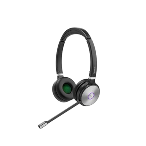 Yealink MP50 MS Teams IP Corded Phone Bundle with WH62 MS Teams Dual Wireless Bluetooth Over Ear Headset for Office, Cam 313 2MP Webcam