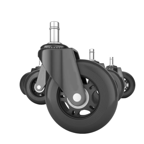 3Inch Office Chair Wheels Set of 5, Casters Load Bearing