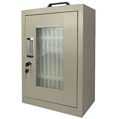 EliteBloom Wall-Mounted,Lock Box Phone,Office Storage,Mobile Stand,Phone Storage,Multifunction Organizer Storage Rack,Metallic-40Slots