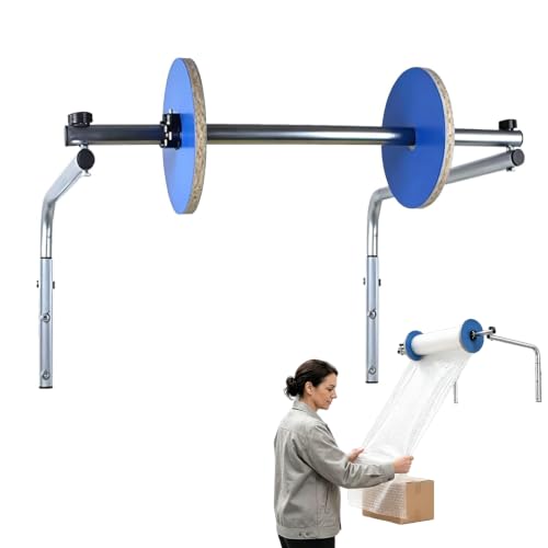 YNBXM Bubble Foam Wrap Roll Dispenser, Tabletop Bubble Cushioning Holder, Optional Size and Easy to Install, Sturdy and Tool-Free Adjustment, for Shipping Stations, Warehouses Moving & 40cm