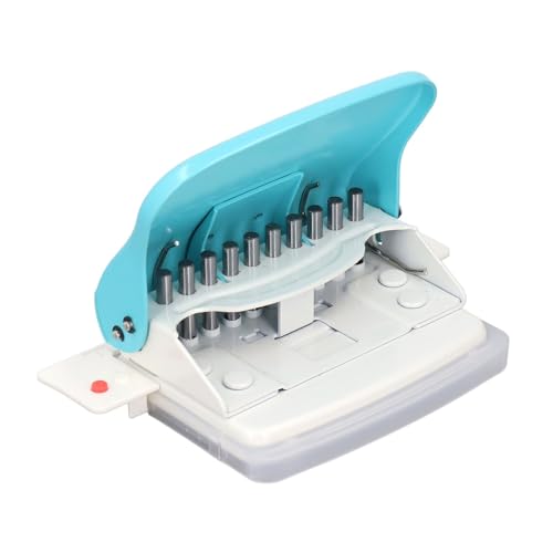 Binding Machine, Paper Binding Machine Handheld Portable Spiral Binder Round Hole Puncher School Home