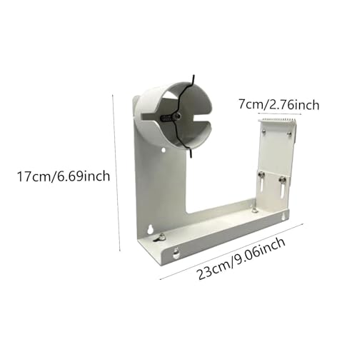 LOUYENOUS Desktop Package Roll Tape Dispenser Easily Cutting Baler Sturdy Practical Manual Packaging Box Sealing Roll Tape Cutter Tool, Black(White)