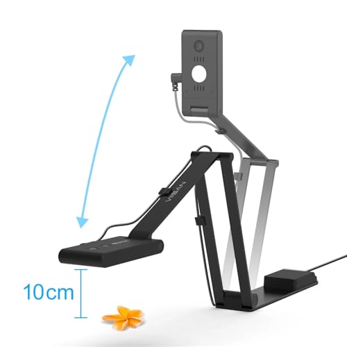 VS5 Document Camera for Teachers – 2K USB Visualizer with Mic, LED, Autofocus, A3 Size, for Windows/macOS/ChromeOS