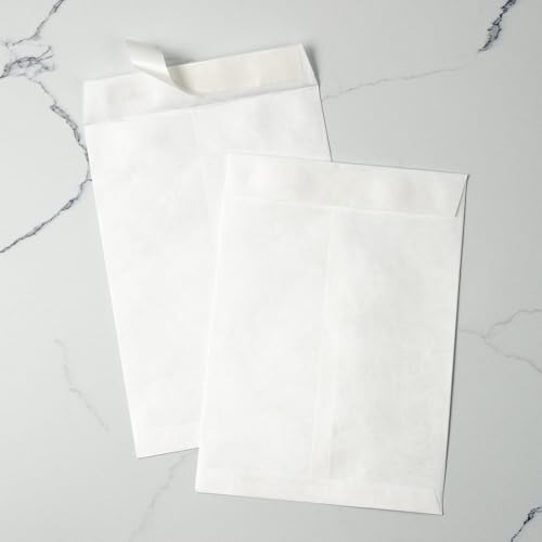 LUXPaper Open End Envelopes | Peel & Press | 7 1/2" x 10 1/2" | Tyvek | 14lb. Text | 250 Qty
