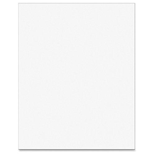 UCreate Plastic Poster Board, White, 22" x 28", 1 Sheet